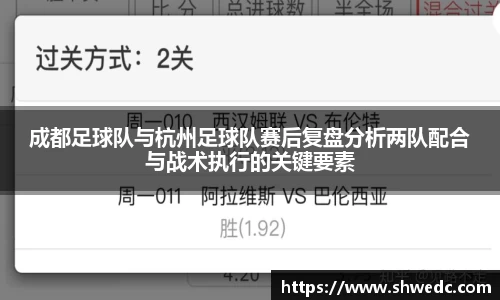 成都足球队与杭州足球队赛后复盘分析两队配合与战术执行的关键要素